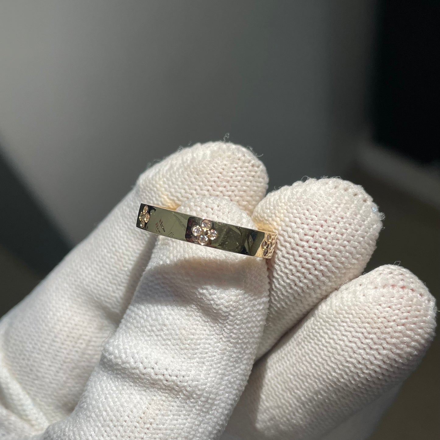 Pirmiana Custom Design 18k Yellow Gold Round Shape 1.2mm Lab Grown Diamond Ring