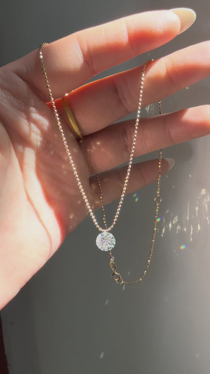Pirmiana Jewelry Customized 18k Yellow Gold 2ct Lab Grown Diamond Necklace for Women Party Gift