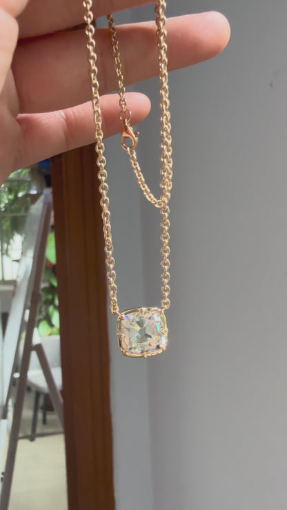 Pirmiana Jewelry Customized 18k Yellow Gold 5ct D VVS1 old mine cut Lab Grown Diamond Pendant for Women Party Gift