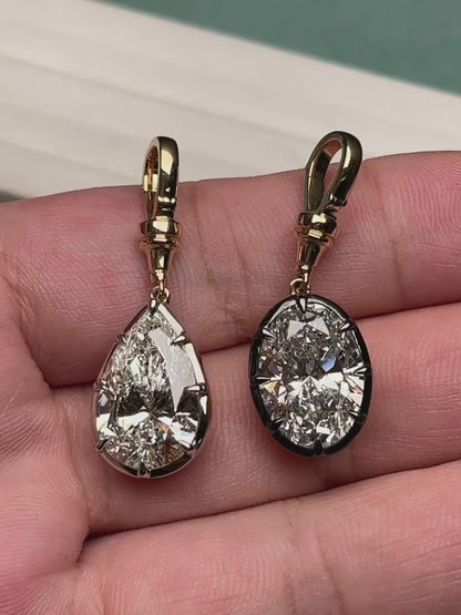 Pirmiana Jewelry Customized 14k Yellow Gold 5ct Lab Grown Diamond Pendant for Women Party Gift