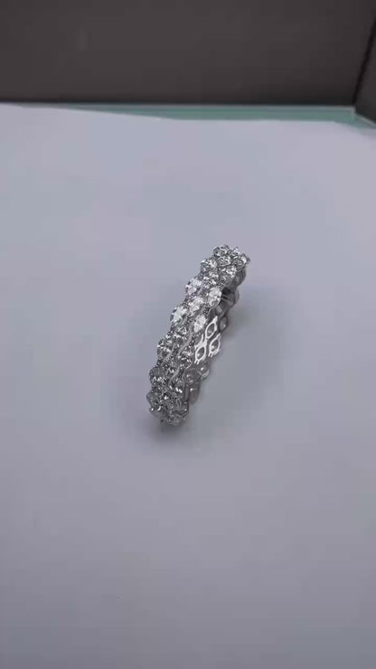 Pirmiana Custom Design 14K Gold 24.658ct Marquise Lab Grown Diamond Bracelet Jewelry for Woman Gift