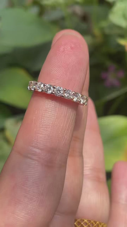 Pirmiana Custom Design 18k Rosa Gold  Round Shape 3mm Lab Grown Diamonds Ring