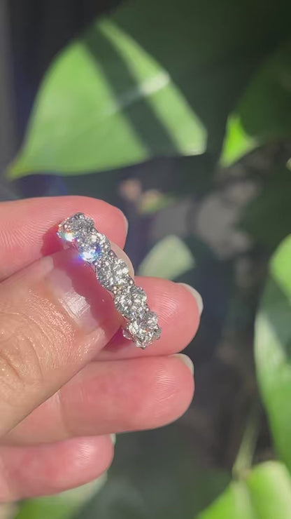 Pirmiana Jewelry Customized Platinum Single 0.5 Carat Lab Grown Diamond Rings Engagement Wedding Band Rings for Women Fine Jewelry