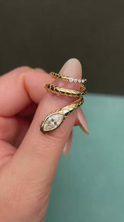 Pirmiana Jewelry Custom Design 18k Yellow Gold Ring for Women 1ct Lab Grown Diamond Jewelry
