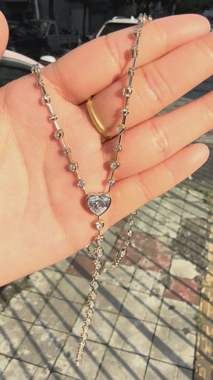 Pirmiana Jewelry Customized 14k Yellow Gold 2ct Lab Grown Diamond Necklace for Women Party Gift