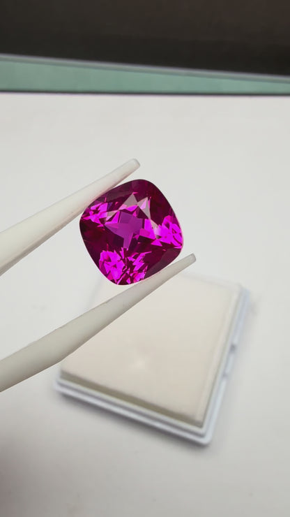 Pirmiana Cushion Cut Lab Grown Pink Sapphire Loose Gemstones for Jewelry Making