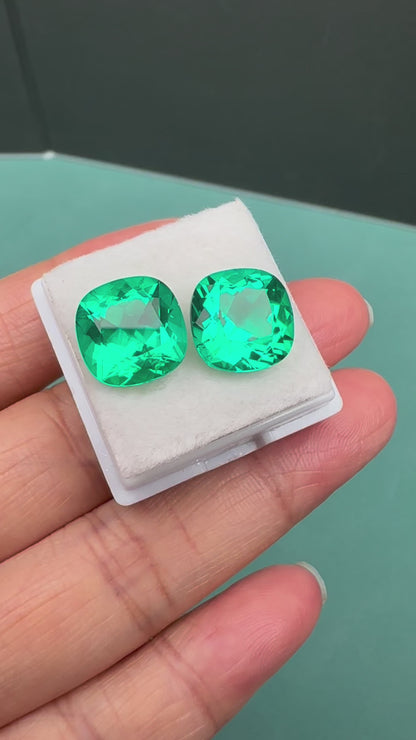 Pirmiana  0.84-5.97ct Antique Cut Lab Grown Emeralds Loose Gemstones for Jewelry Making