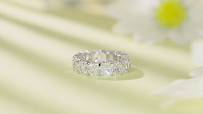 Pirmiana Elegant and Luxury 19.2ct Simulated Diamond Rings 18K Gold Jewelry Engagement Gift Women