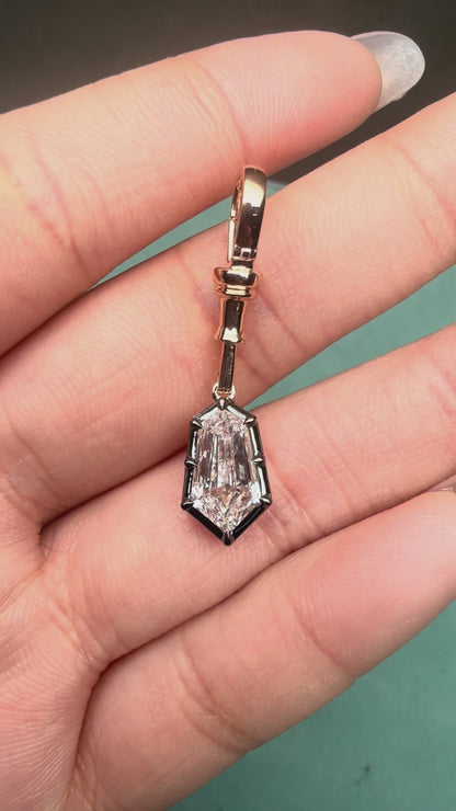 Pirmiana Jewelry Customized 18k Rose Gold 2ct Lab Grown Diamond Pendant for Women Party Gift