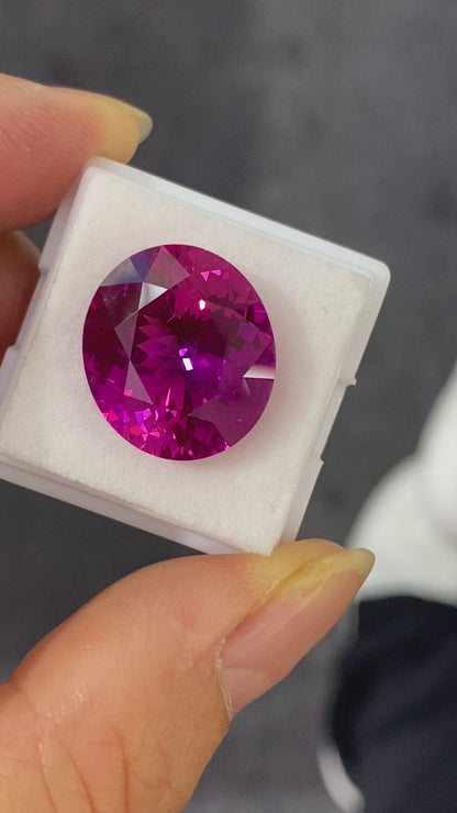 Pirmiana Oval shape Lab Grown Purple Sapphire Loose Gemstones for Jewelry Making