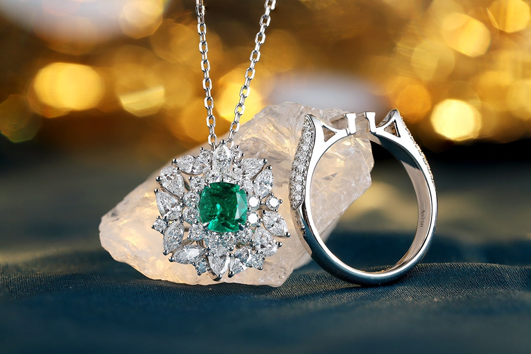 Pirmiana 2024 Hot Sale S925 Silver 0.73ct Lab Grown Emerald Ring Women Engagement Fashion Finger Gemstone Jewelry