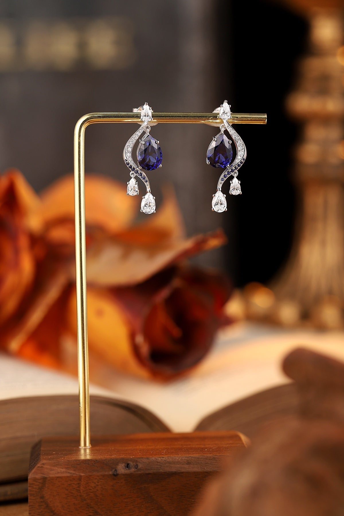Pirmiana New Arrival 5.2ct Lab Grown Sapphire Earring Studs S925 Silver Jewelry Earrings for Women