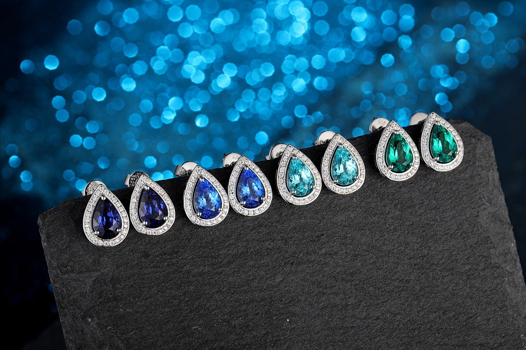 Pirmiana New Arrival 2.95ct Lab Grown Sapphire Earring Studs S925 Silver Jewelry Earrings for Women