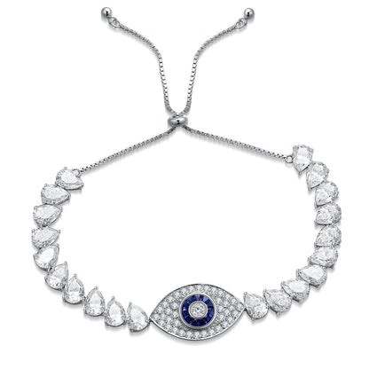 Pirmiana Classic 0.27ct Lab Grown Sapphire Bracelet S925 Silver Jewelry Engagement Women