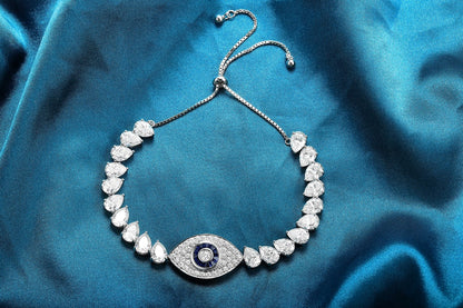 Pirmiana Classic 0.27ct Lab Grown Sapphire Bracelet S925 Silver Jewelry Engagement Women