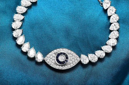 Pirmiana Classic 0.27ct Lab Grown Sapphire Bracelet S925 Silver Jewelry Engagement Women