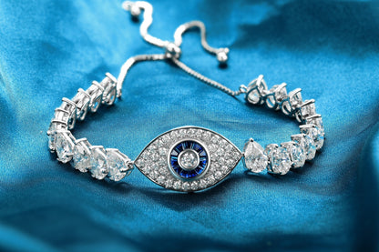 Pirmiana Classic 0.27ct Lab Grown Sapphire Bracelet S925 Silver Jewelry Engagement Women