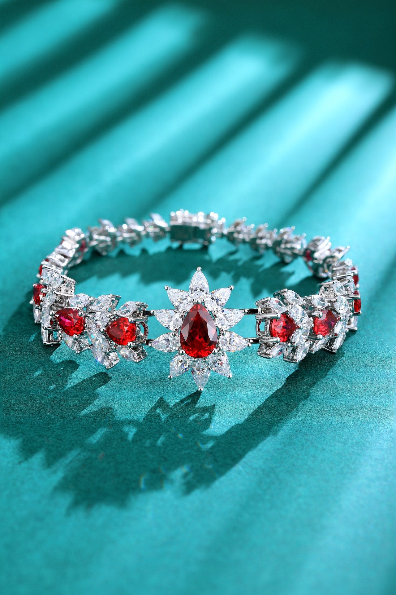 Pirmiana New S925 Silver 8.35ct Lad Grown Ruby Bracelet High Fine Jewelry for Women Party Gift