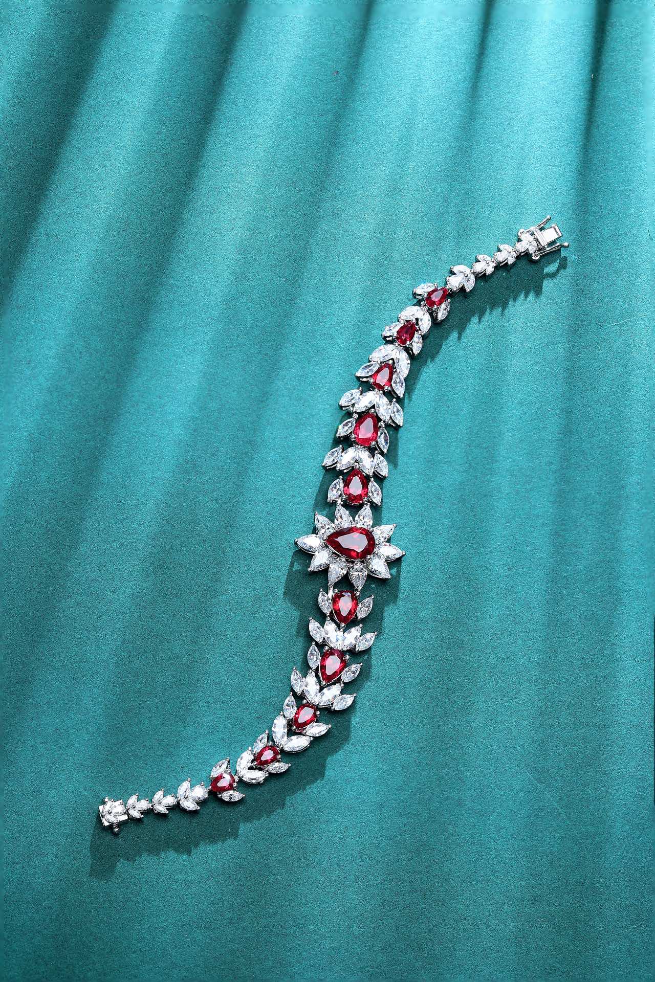 Pirmiana New S925 Silver 8.35ct Lad Grown Ruby Bracelet High Fine Jewelry for Women Party Gift