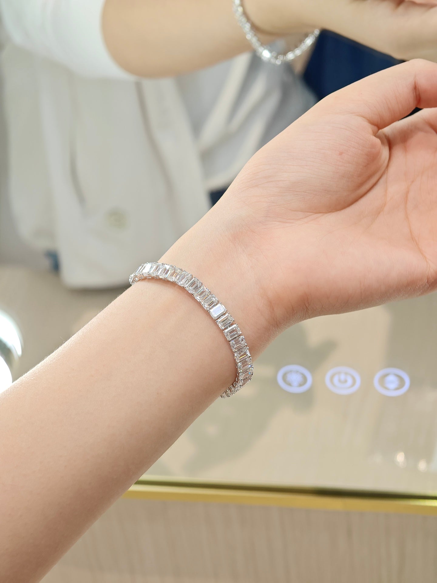 Pirmiana New Custom Design 18K Gold 20.224ct Lab Grown Diamond Bracelet Fashion Jewwelry for Party Gift