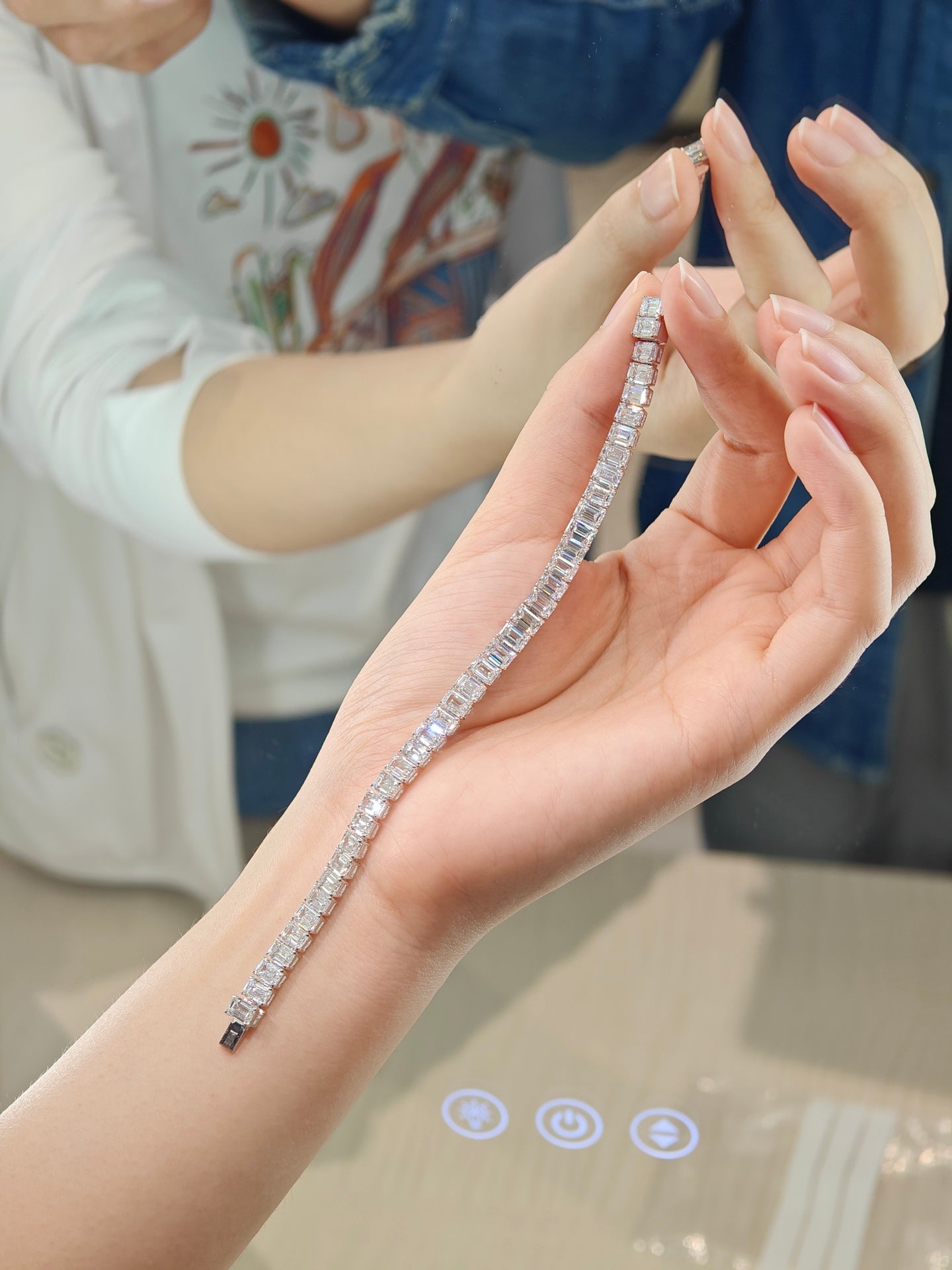 Pirmiana New Custom Design 18K Gold 20.224ct Lab Grown Diamond Bracelet Fashion Jewwelry for Party Gift