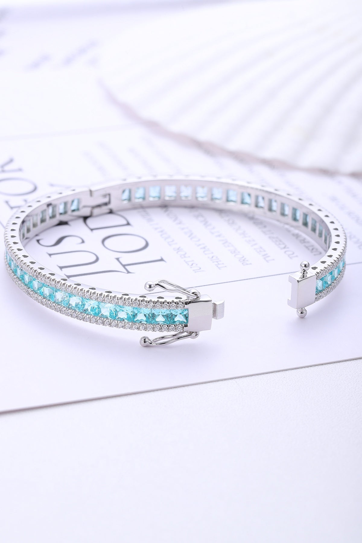 Pirmiana 2024 Hot Sale S925 Silver 16.398ct Lab Grown Paraiba Bracelet Engagement Women