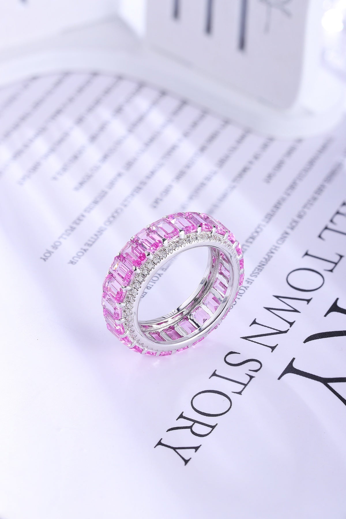 Pirmiana 2024 Hot Sale S925 Silver 0.32ct Lab Grown Sapphire Rainbow Ring Women Engagement Fashion Finger Gemstone Jewelry
