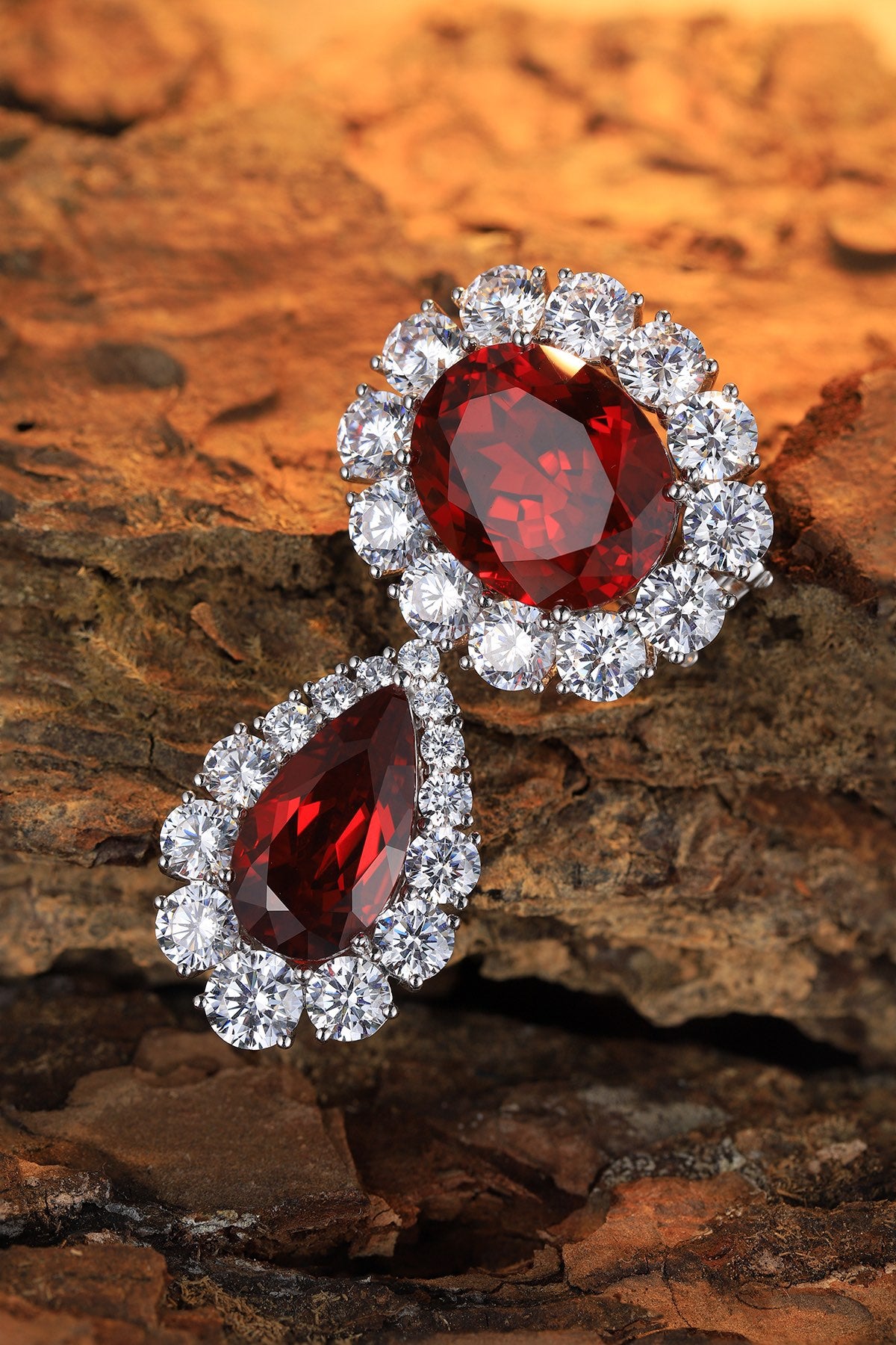 Pirmiana 2024 Hot Sale 18k Gold 6.70ct  Lab Grown Ruby Brooch Engagement Women