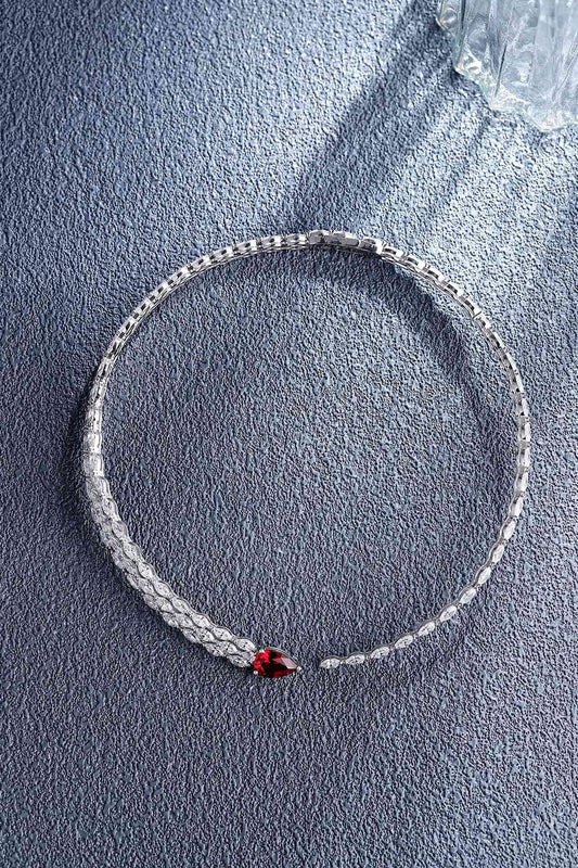 Pirmiana New S925 Silver 4.3ct Lad Grown Ruby Necklace High Fine Jewelry for Women Party Gift