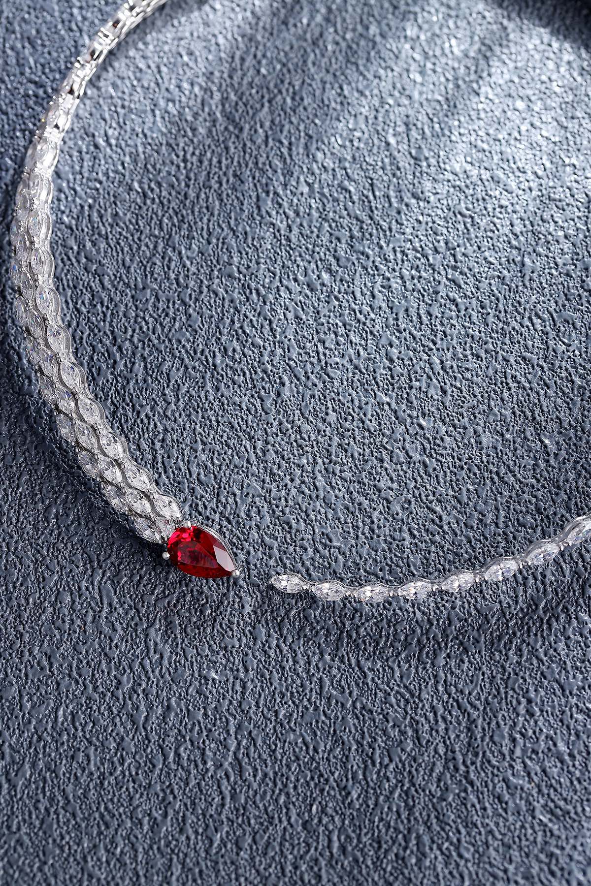 Pirmiana New S925 Silver 4.3ct Lad Grown Ruby Necklace High Fine Jewelry for Women Party Gift