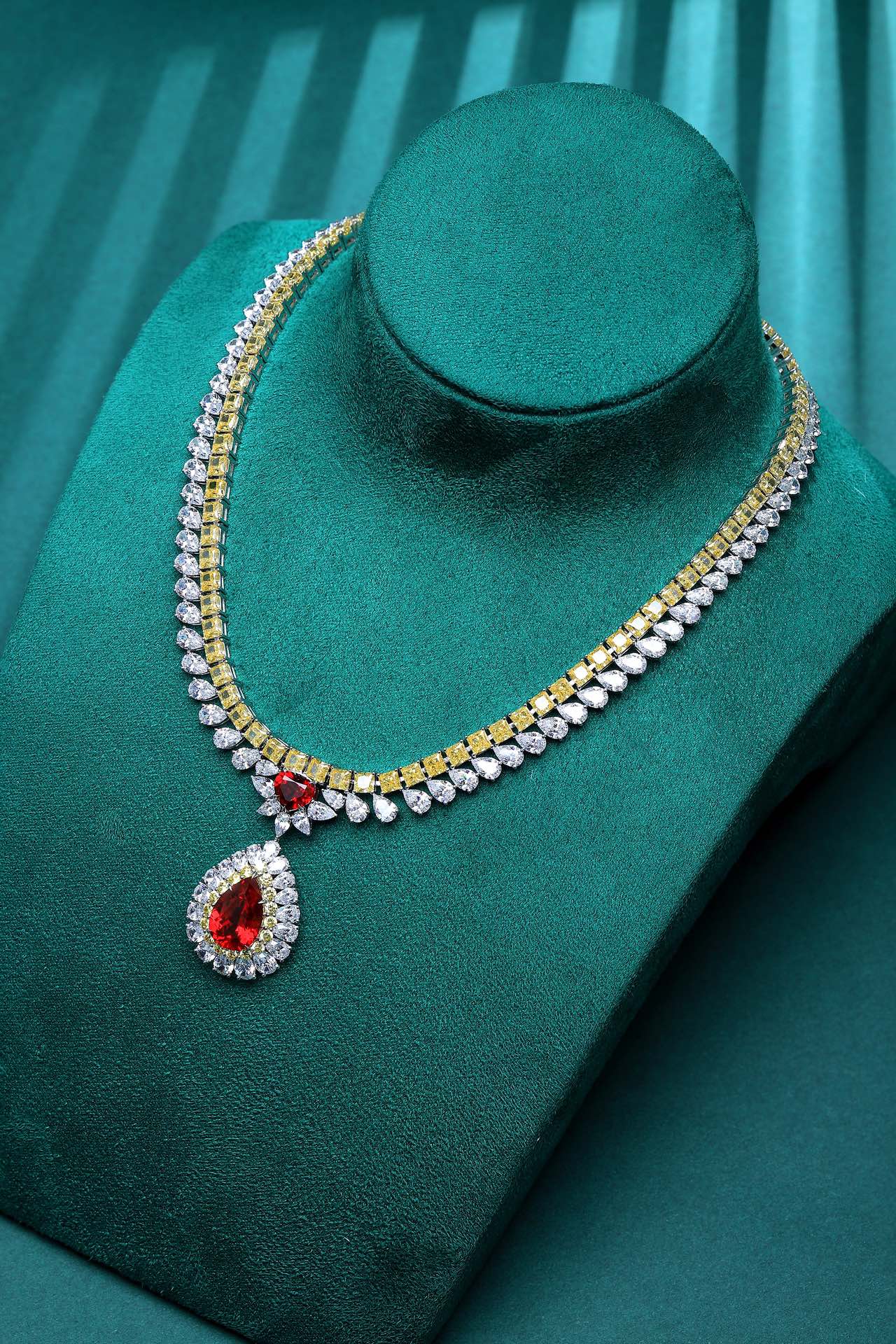 Pirmiana New S925 Silver 11.08ct Lad Grown Ruby Necklace High Fine Jewelry for Women Party Gift
