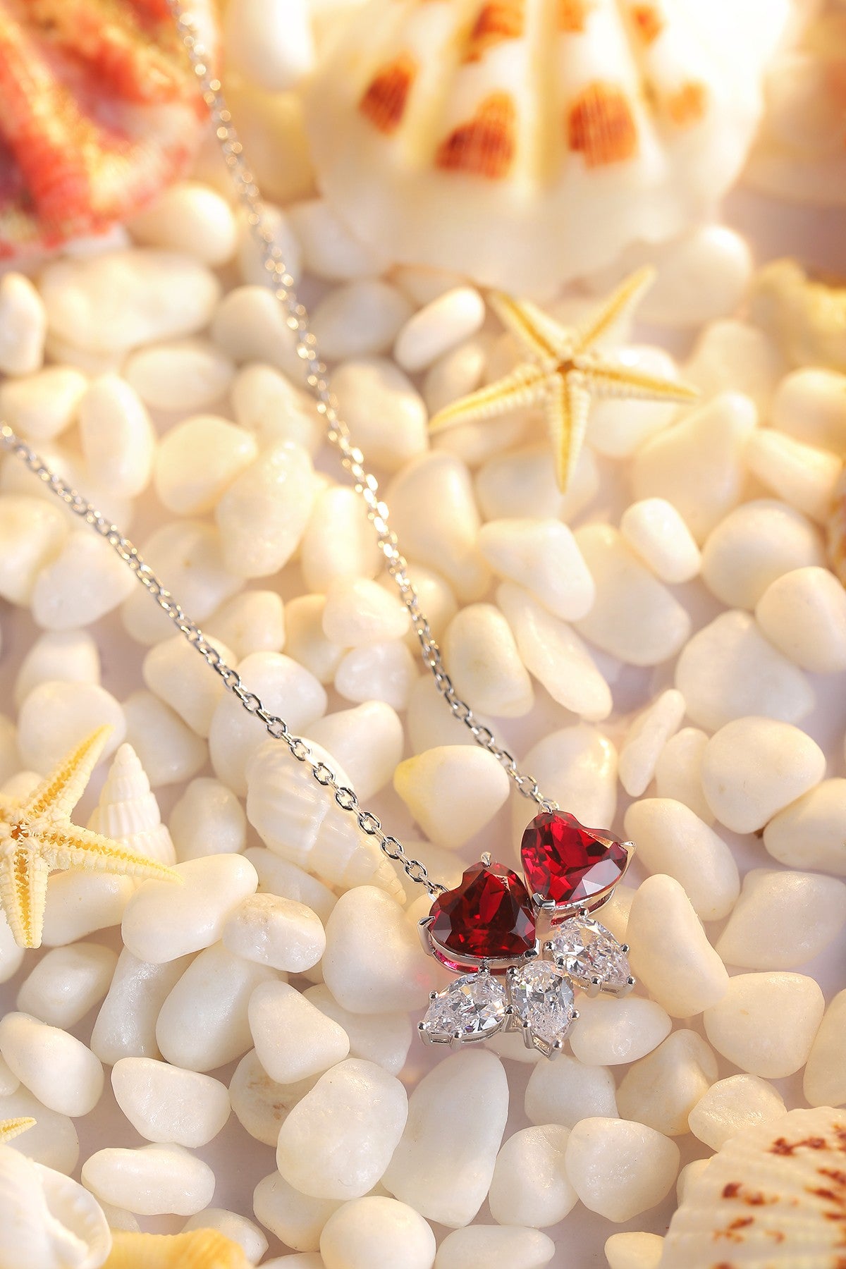 Pirmiana New S925 Silver 3.528ct Lad Grown Ruby Necklace High Fine Jewelry for Women Party Gift