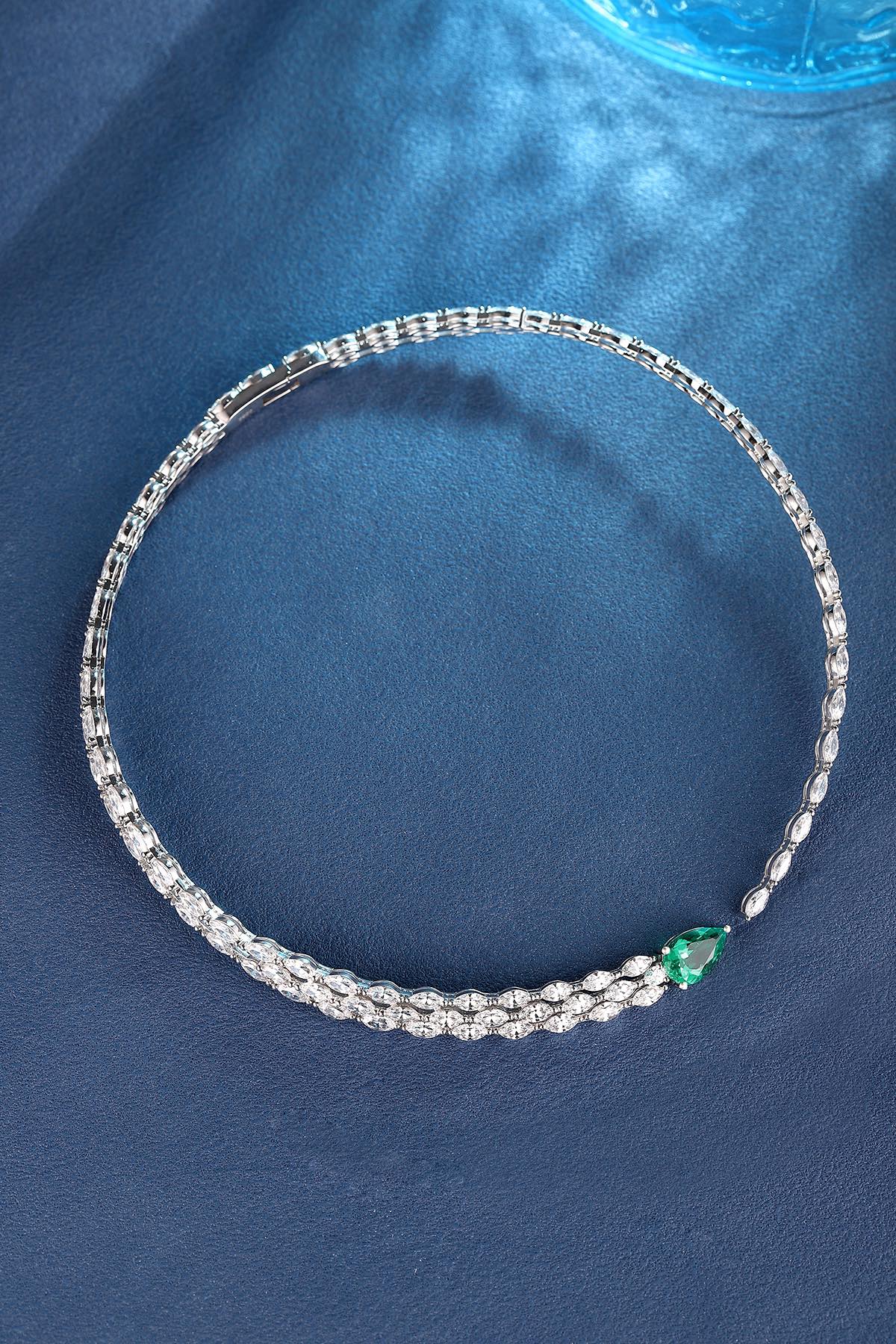 Pirmiana New Fashion 2.99ct Lab Grown Emerald Pendant Necklace S925 Silver Jewelry for Woman Gift Pendants