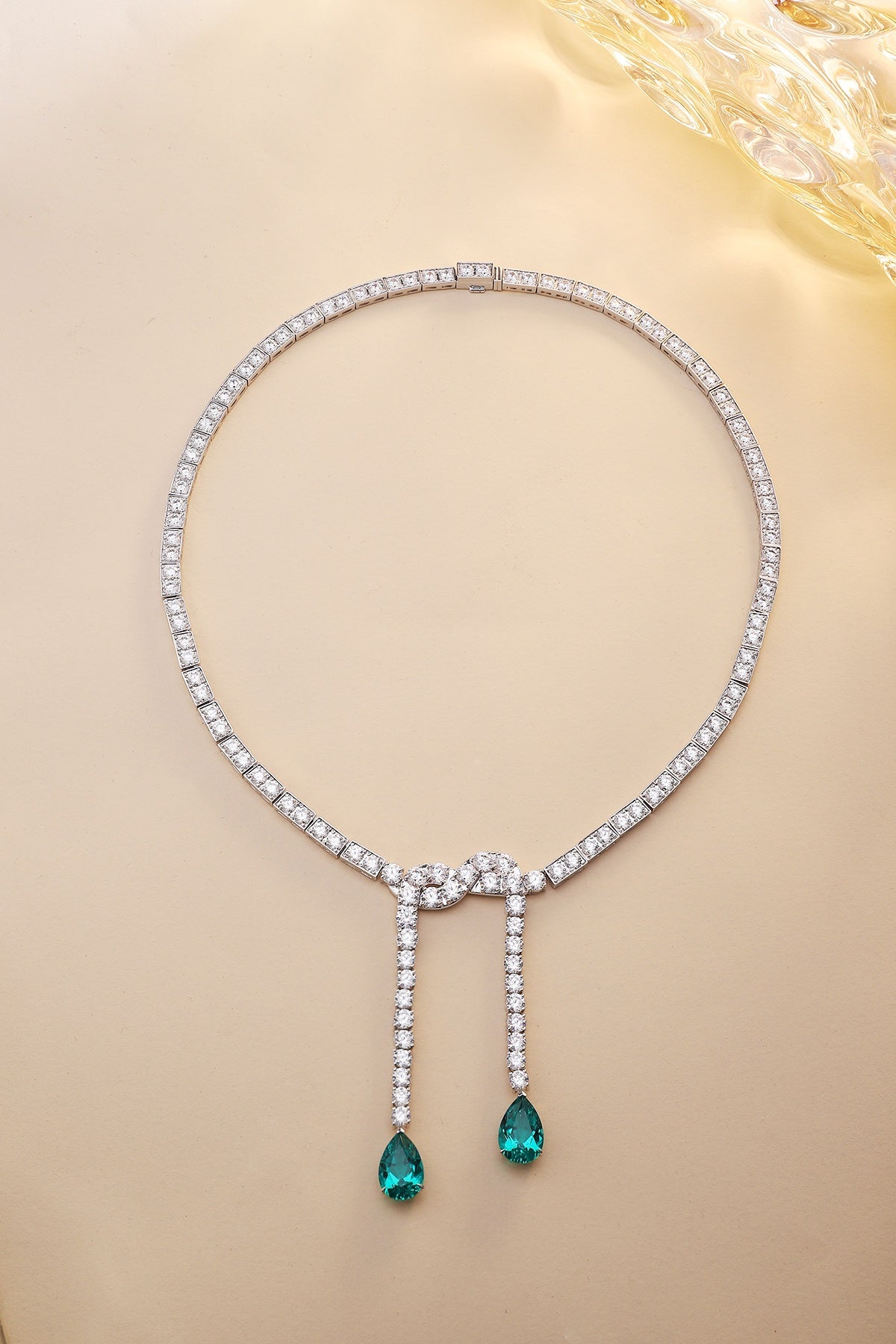 Pirmiana New Fashion 7.9ct Lab Grown Emerald Pendant Necklace S925 Silver Jewelry for Woman Gift Pendants