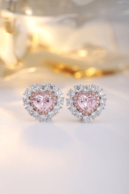 Pirmiana Elegant and Luxury 3.35ct Simulated Diamond Earrings 18K Gold Jewelry Engagement Gift Women